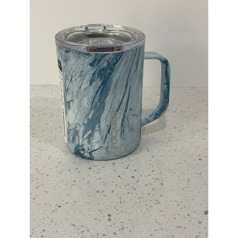 Corkcicle 16oz Blue Marble Mug¿ - Picture 2 of 7